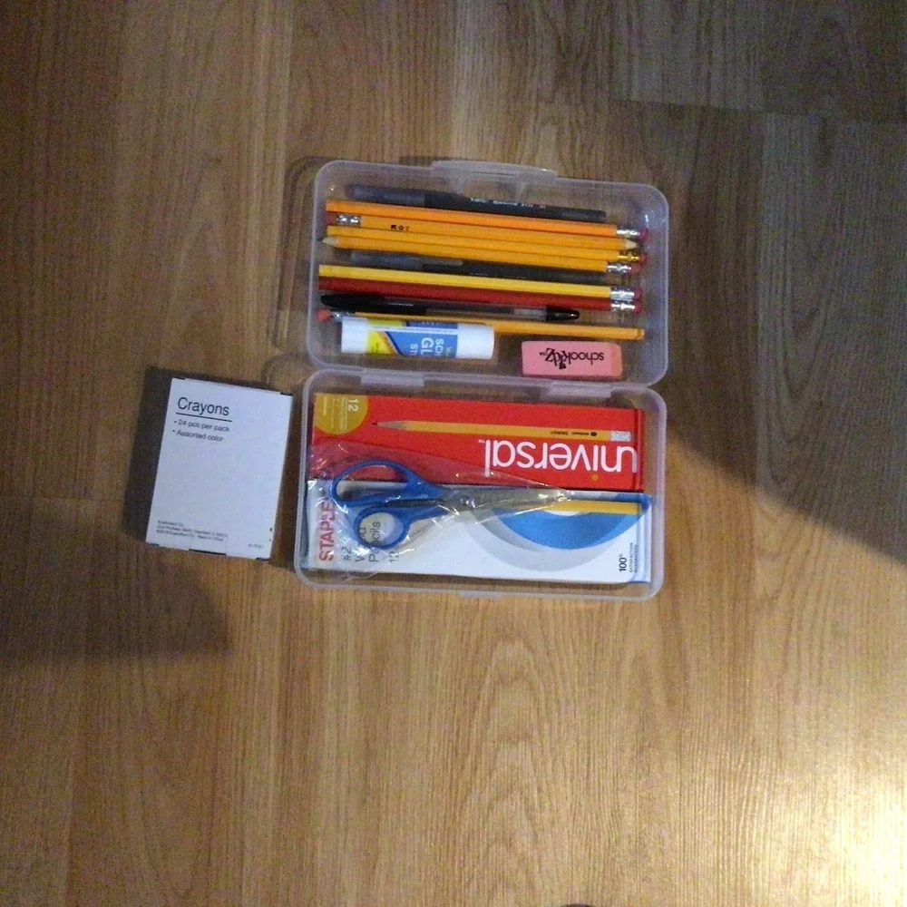 Pencil Case With School Supplies